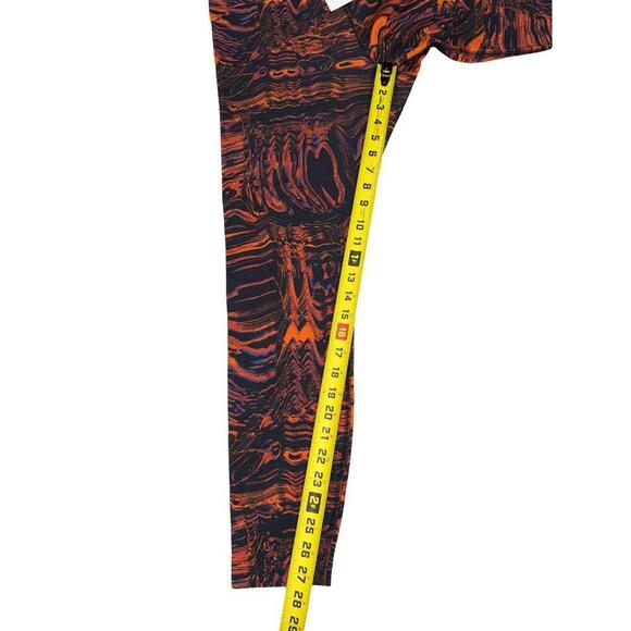 Nike Sportswear Womens High-Waisted Dance Leggings DJ4130-013 Black/Orange-Sz XL - Picture 3 of 6